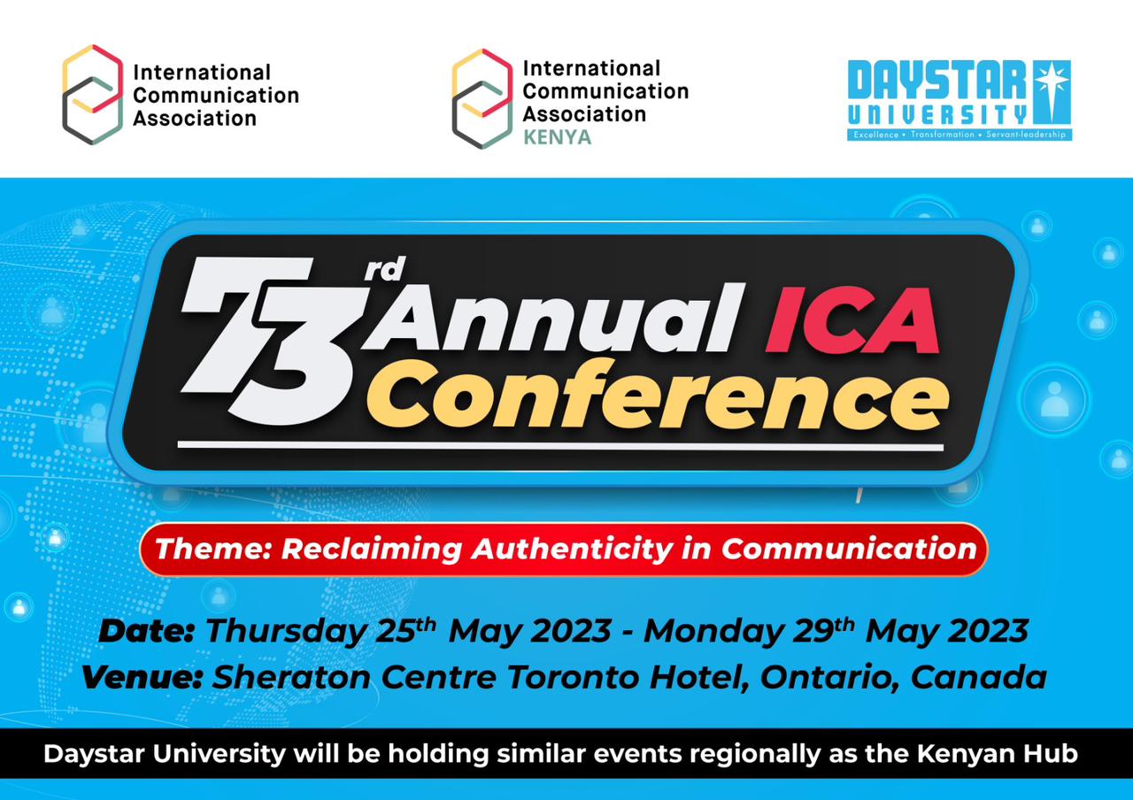 73rd Annual ICA Conference Nairobi Kenya HUB DU News Daystar University