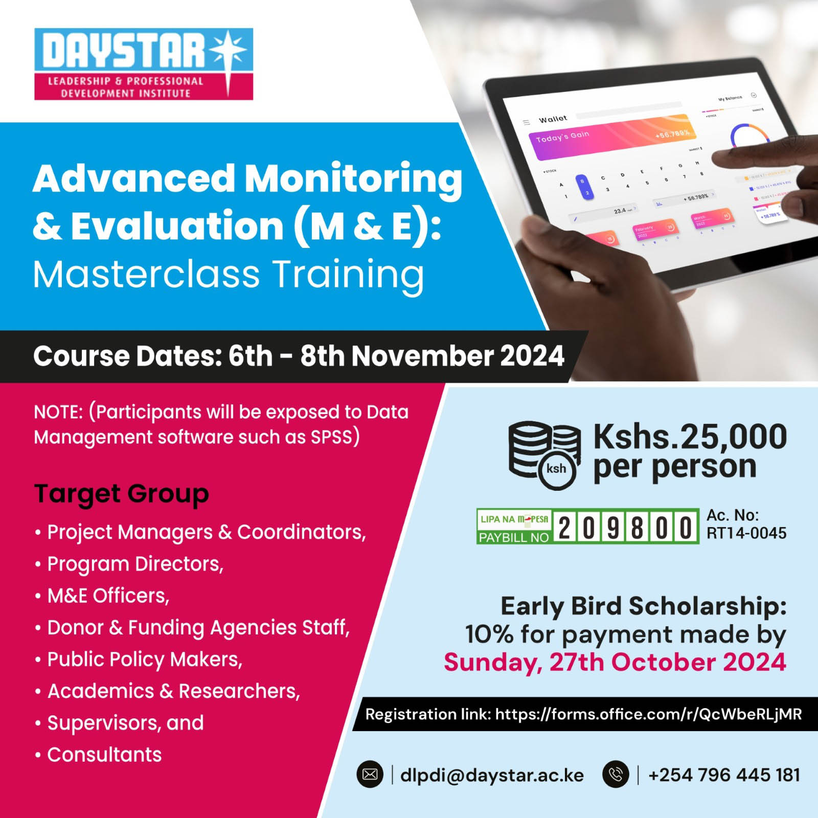 Master Advanced Monitoring & Evaluation (M&E) Techniques!