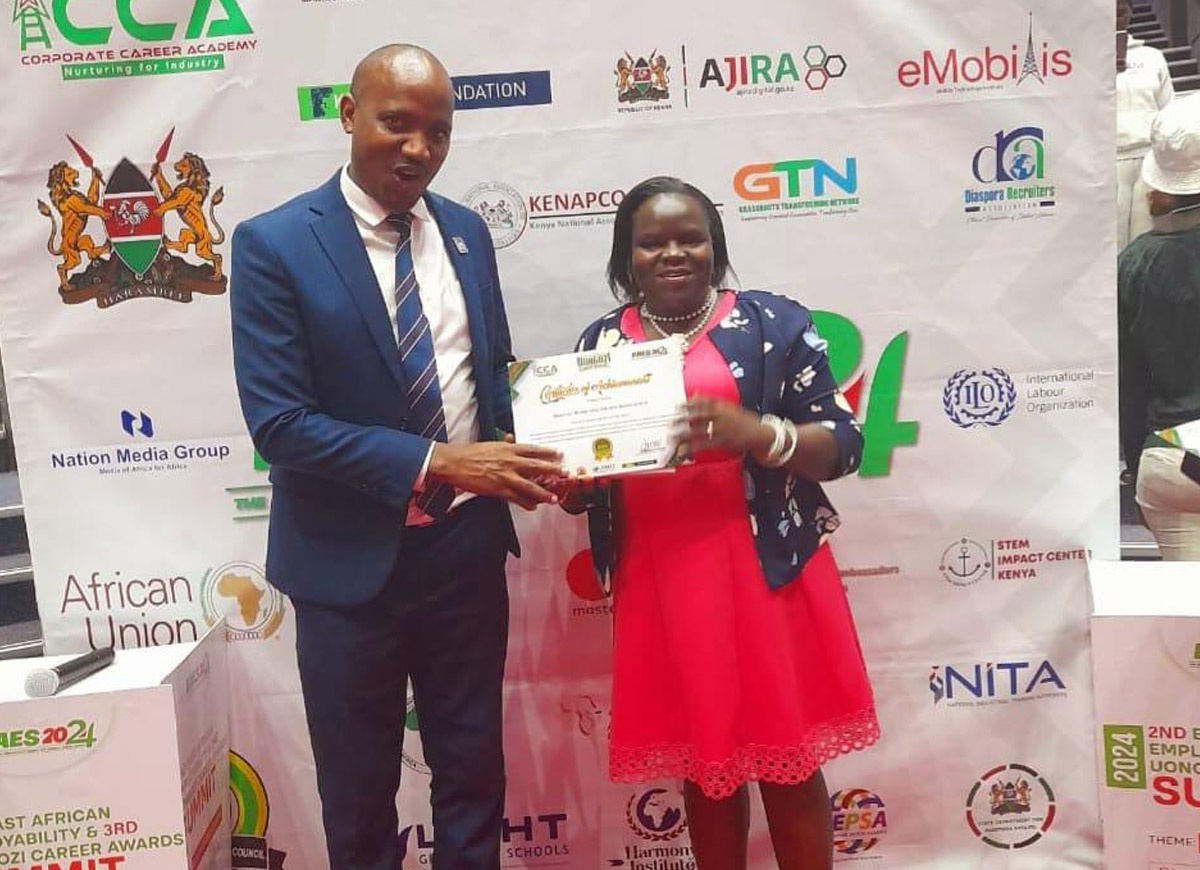 Daystar Scoops Awards at EA Employability Summit Gala Event